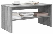 vidaXL Móvel de TV 80x40x40 cm derivados de madeira cinzento sonoma