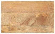 vidaXL Tampo de mesa retangular 50x20x2,5 cm mangueira maciça