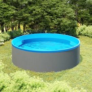 Piscina splasher 350x90 cm cinzento