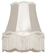 Abajur de tecido creme 30 cm - Granny Retro