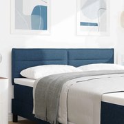 Cabeceira vidaXL Design Linhas Azul 140 cm Tecido