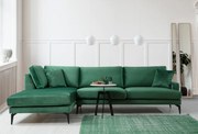 Sofá de Canto Papira – Verde – 283 x 180 cm
