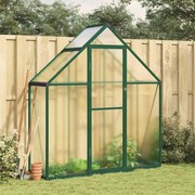 vidaXL Estufa com estrutura de base 169x58x195 cm alumínio verde