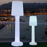 CANDEEIRO DE PÉ JARDIM CARMEN 110 CM LUZ LED BRANCO COM CABO HOTEL, CASA, JARDIM, RESTAURANTE, BAR