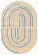 Tapete oval para interior e exterior Candy