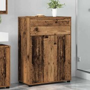 vidaXL Armário de Banheiro Manual Madeira Antiga 72,5 x 36,5 x 100 cm