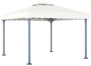 Gazebo 300x300 cm alumínio creme