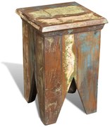 vidaXL Banco em madeira recuperada sólida