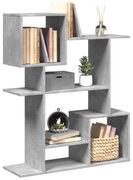 vidaXL Estante divisória 92x29x112 cm derivados madeira cinza cimento