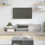 vidaXL SuportedeTVdeParede 150x25x28,5cm Madeira processada