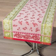 47x150 cm - Caminho de mesa 100% algodão jacquard