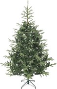 HOMCOM Árvore de Natal Artificial 210 cm com 1123 Ramos Densos e Suporte Metálico Dobrável para Interior Verde | Aosom Portugal