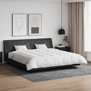 vidaXL Conjunto de Edredom com travesseiro 3 pcs Branco Pena de ganso