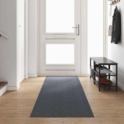 vidaXL Runner de Carpete Cinzeto 80 x 400 cm tecido