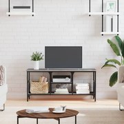 vidaXL Móvel de TV 100x35x45cm derivados de madeira/ferro cinza sonoma