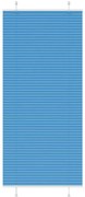 vidaXL Azul Plissada Cega 95x200 cm Largura Tecido 94,4 cm Poliéster