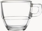 Chávenas de café expresso em cristal Coffee, conjunto de 6