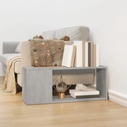 vidaXL Móvel de TV 80x24x32 cm contraplacado cinzento-cimento
