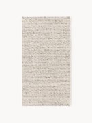 Tapete de lã artesanal de pelo curto Rumi