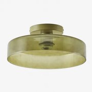 Luminária De Teto De Vidro Jaxal Verde Cacto & Ø35 Cm - Sklum