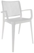 Cadeira JOY c/ braços, Cinza Gelo Pastel – Pack com 16 unidades