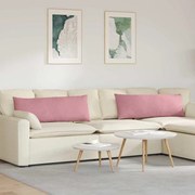 vidaXL Travesseiros de Sofá 2 pcs Rosa 120 x 40 cm