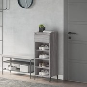 vidaXL Sapateira 40x36x105 cm derivados de madeira cinzento sonoma