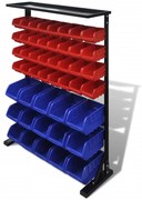 Organizador de Ferramentas Azul &amp; Vermelho para Garagem