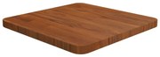 vidaXL Tampo mesa quadrado 40x40x2,5 carvalho tratado castanho-escuro