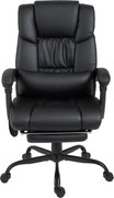 Vinsetto Cadeira Ergonômica com Massagem de 6 Pontos Encosto Alto Reclinável Apoio para Pés e Controlo Remoto 66x75x112-122 cm Preto | Aosom Portugal