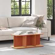 vidaXL Mesa de centro Castanho-mel 80 x 39,5 x 33,5 cm