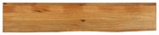Tampo de mesa c/ borda viva 180x20x2,5 cm mangueira maciça