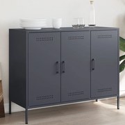 Aparador 100,5x39x79 cm aço antracite