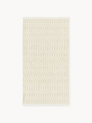 Tapete artesanal para interior e exterior com padrão geométrico Rune