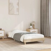 vidaXL Estrutura cama s/ colchão derivados de madeira carvalho sonoma