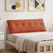 vidaXL Travesseiro para Costas Laranja Vermelho 140 x 50 cm