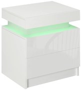 Mesa de Cabeceira com Luz LED Mesa de Cabeceira com Painel de Alto Bri
