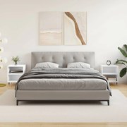 vidaXL Mesas de cabeceira 2pcs 40x30x50 cm derivados de madeira branco
