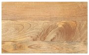 vidaXL Tampo de mesa retangular 50x40x2,5 cm mangueira maciça