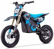 Mini moto elétrica para crianças MINICROSS 1100W Roan 903 motor eléctrico Brush 12/10" Azul