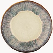 Prato de sobremesa com vidrado reativo Imogen