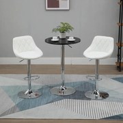 Conjunto de 2 Bancos de Bar Mali - Branco - Design Moderno