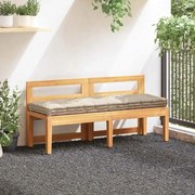 vidaXL Almofadão p/ móveis de paletes algodão 120x40x7 cm bege