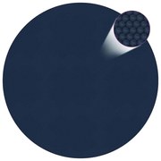 Película p/ piscina PE solar flutuante 527 cm preto e azul