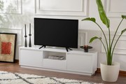 Móvel para TV Vanguard – Branco Natural – 160x42x29,5 cm