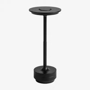 Candeeiro De Mesa Led Sem Fios Rivkin Preto - Sklum