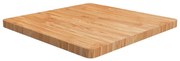 vidaXL Tampo mesa quadrado 70x70x4 cm carvalho tratado castanho-claro