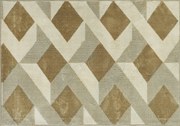 HOMCOM Tapete Sala de Estar 170x120 cm Tapete Lavável na Máquina de Lavar Pelo Curto Estilo Moderno Creme e Marrom Claro | Aosom Portugal