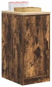 vidaXL Armário de arrumação de garagem Carvalho fumado 40x51x85 cm