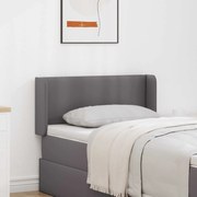 vidaXL Orelha de Cabeceira 2 pcs Cinzeto 40 x 16 x 5 cm